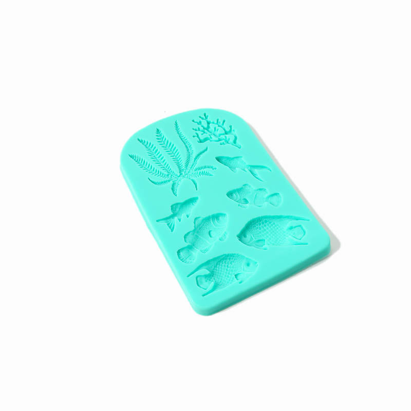 4M – Kit Moulage Et Peinture Sealife – 13 Pièces – 6 Moules, Plâtre, Peintures, Aimants, épingles – Fabrique 12 Badges Ou Aimants – Dès 5 Ans
