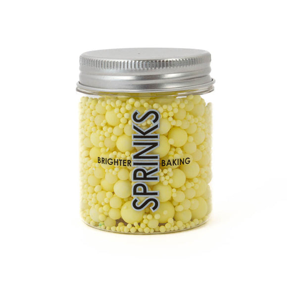 Sprinks Bubble Bubble Pastel Yellow sprinkles 65g