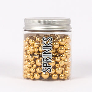 Sprinks Bubble Bubble Shiny Gold sprinkles 65g
