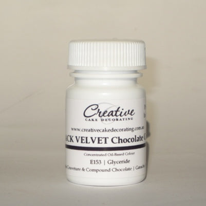 Creative Cake Decorating Oil Chocolate Colour 20g - Black Velvet