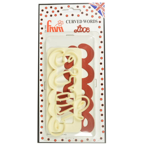 FMM Curved Words cutter - LOVE