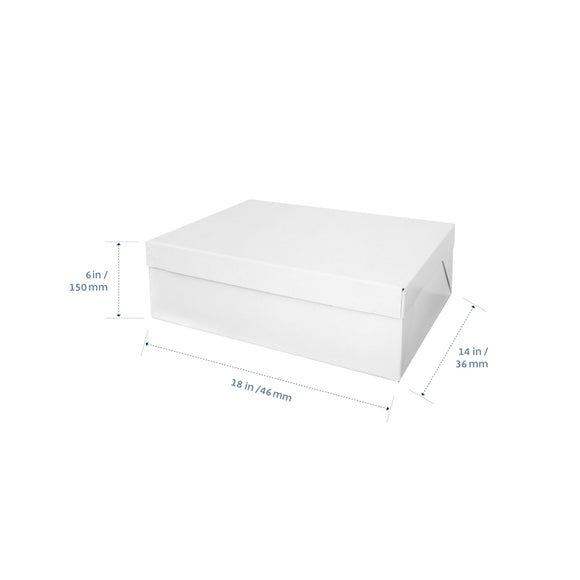 Loyal Cake Box Rectangle 35x45cmx15cm high (14 x 18 x 6 inch)