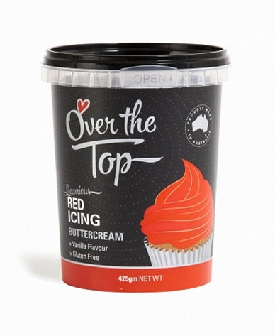 Over The Top Red Buttercream Icing 425g