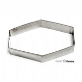 Plaque Straight stainless steel cookie cutter 9.5cm
