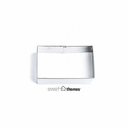 Rectangle stainless steel cookie cutter 4.7x7.4cm