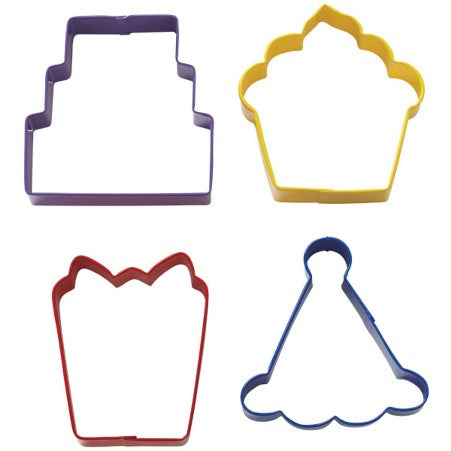 Wilton Party Cookie Cutter set of 4