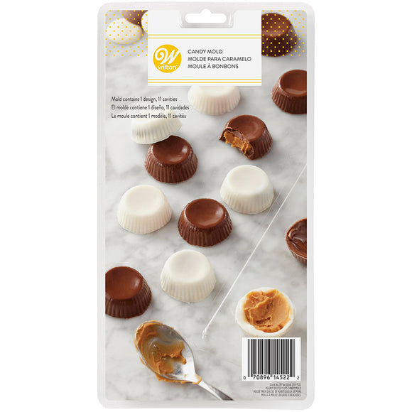 Wilton Peanut Butter Cups Candy/Chocolate Mould