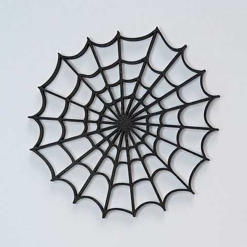 Black Spider Web cake topper
