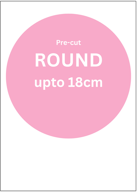 Pre-cut Round Custom Edible Cake Image