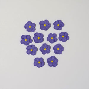 5 petal small flower purple