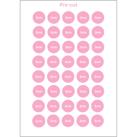 Pre-cut Round 3cm Custom Edible Image