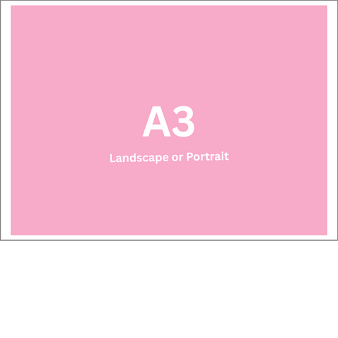 Custom Edible Cake Image - A3 Rectangle