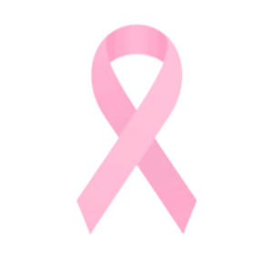 Cancer Awareness Ribbon 3cm cupcake toppers