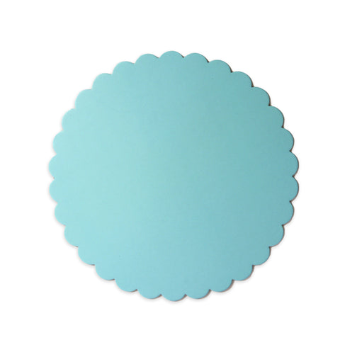 Papyrus & co Pastel Blue Scalloped Cake Board 25cm (10 inch)