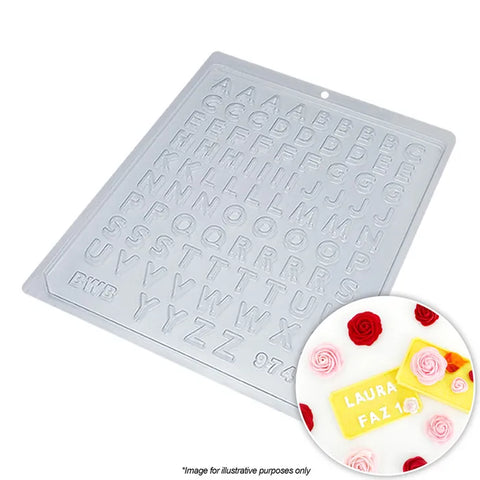 BWB Mini Alphabet chocolate mould - 1 piece