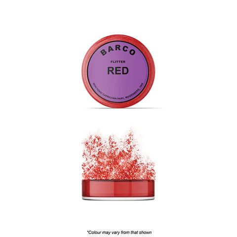 Barco Flitter Glitter Red (non toxic) 10ml