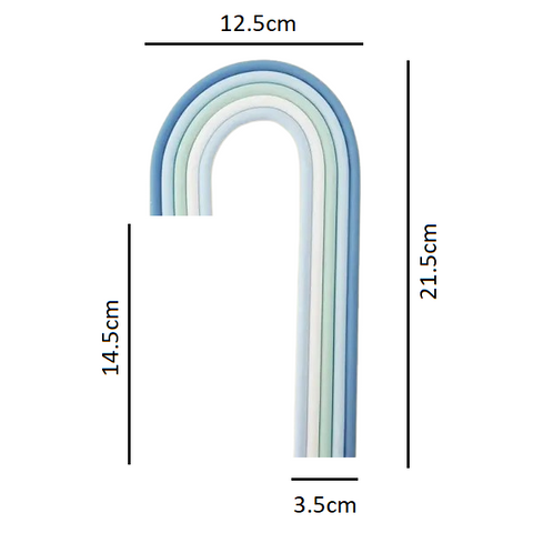 Wish Bright Rainbow Cake Topper