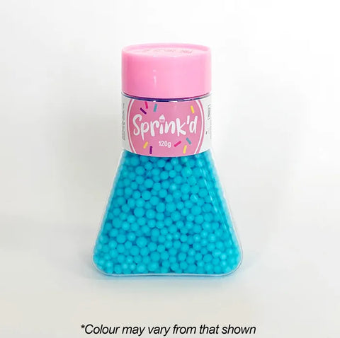 Sprink'd Pastel Blue Sugar Balls 4mm