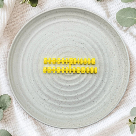 Custom Cookie Cutters Tiny Letter Stamps - Uppercase