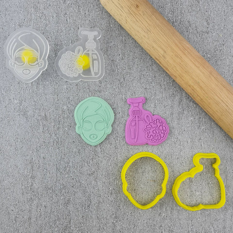 Mini Pamper Pack (part A) cutter & debosser set