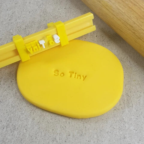 Custom Cookie Cutters Mini Letter Bar
