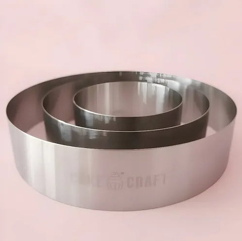 Cake Craft Medium Cake Ring Cutter set (3 piece)
