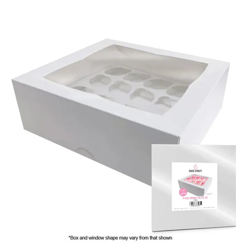 Cake Craft Cupcake Box 4 inch high - 12 hole