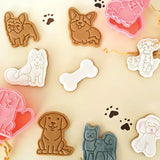 Mini Dogs cookie cutter & embosser set