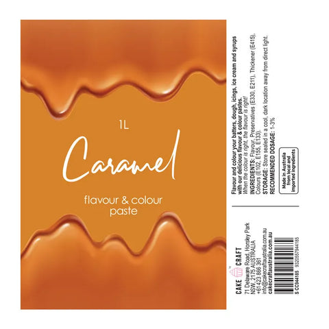 Cake Craft Caramel flavour & colour 1 litre