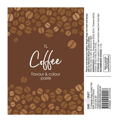 Cake Craft Coffee flavour & colour 1 litre