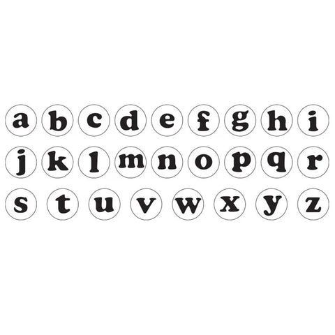 Cake Craft Large Lowercase Alphabet plunger cutter set