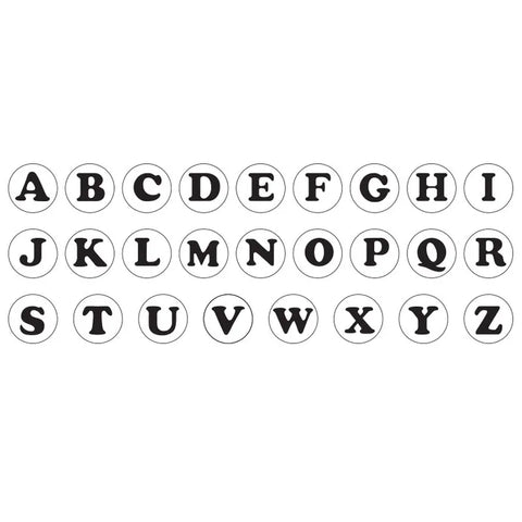 Cake Craft Large Uppercase Alphabet plunger cutter set