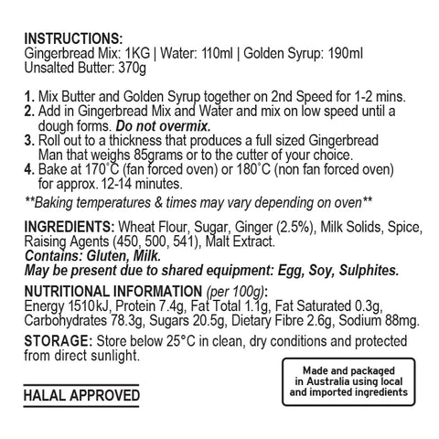 Cake Craft Gingerbread Biscuit Mix 1kg