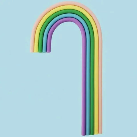 Wish Pastel Rainbow Cake Topper