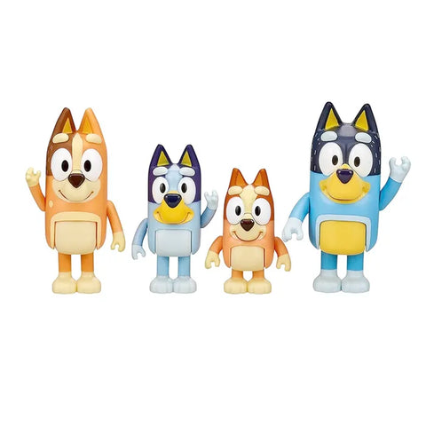 Bluey & Family Cake Topper Figurines (4 pack)