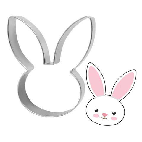 Rabbit Face Cookie Cutter – Cake Bake Decorate