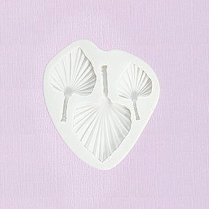 Caking it up Mini palm spear leaf silicone mould