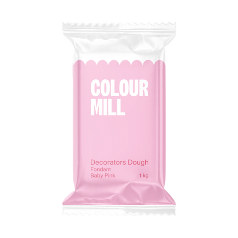 Colour Mill Decorators Dough Fondant Baby Pink 1kg