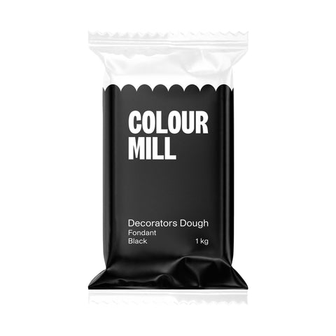 Colour Mill Decorators Dough Fondant Black 1kg