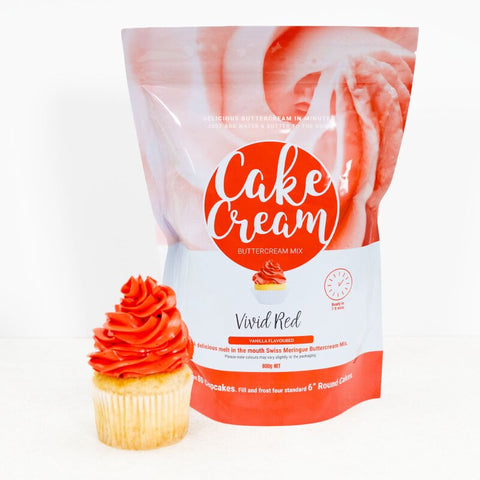 Cake Cream  Buttercream Mix Vivid Red 800g
