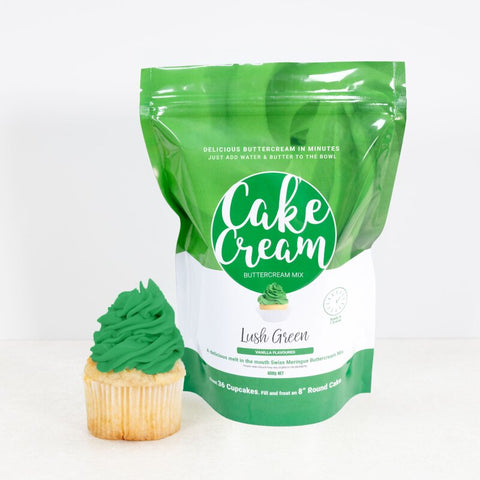 Cake Cream  Buttercream Mix Lush Green 400g