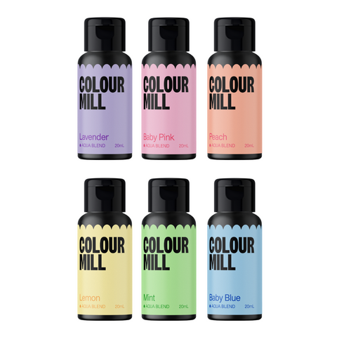 Colour Mill Aqua Blend Pastel pack (6 x 20ml)