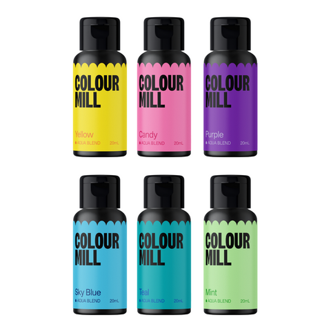 Colour Mill Aqua Blend Colouring Pool Party 20ml (6 pack)