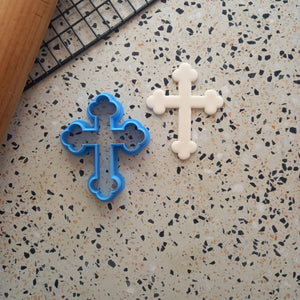 Orthodox Cross Cookie Cutter 9cm