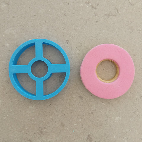 Round Number cookie / biscuit cutter 8cm