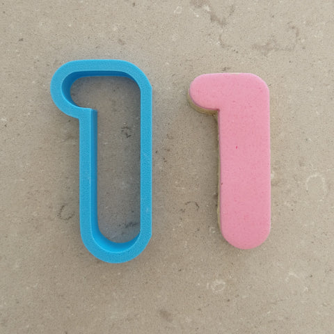 Round Number cookie / biscuit cutter 8cm