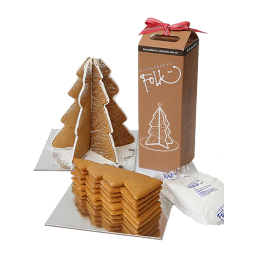 Gingerbread Folk Christmas Tree kit