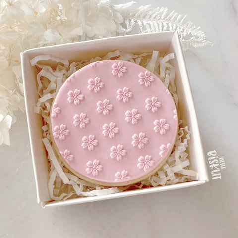 Little Biskut Cherry Blossom Pattern debosser