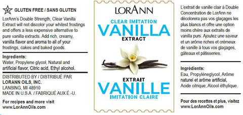 LorAnn Clear Vanilla (Imitation) Flavour 60ml