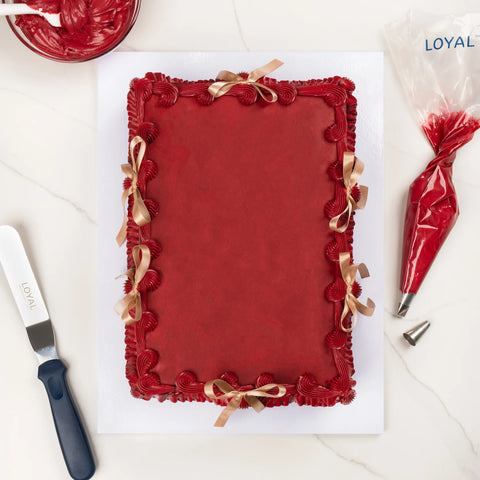Loyal 10mm White Masonite Rectangle Cake Drum Board 12x16 inch (30 x 40cm)